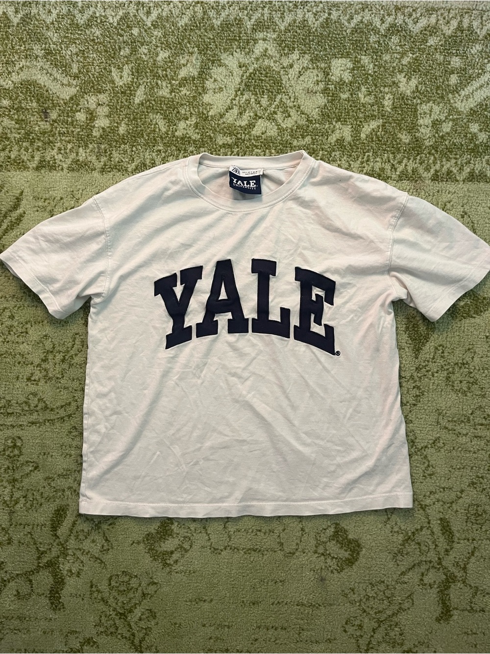 ZARA Spain Women's Yale University Crop Top S